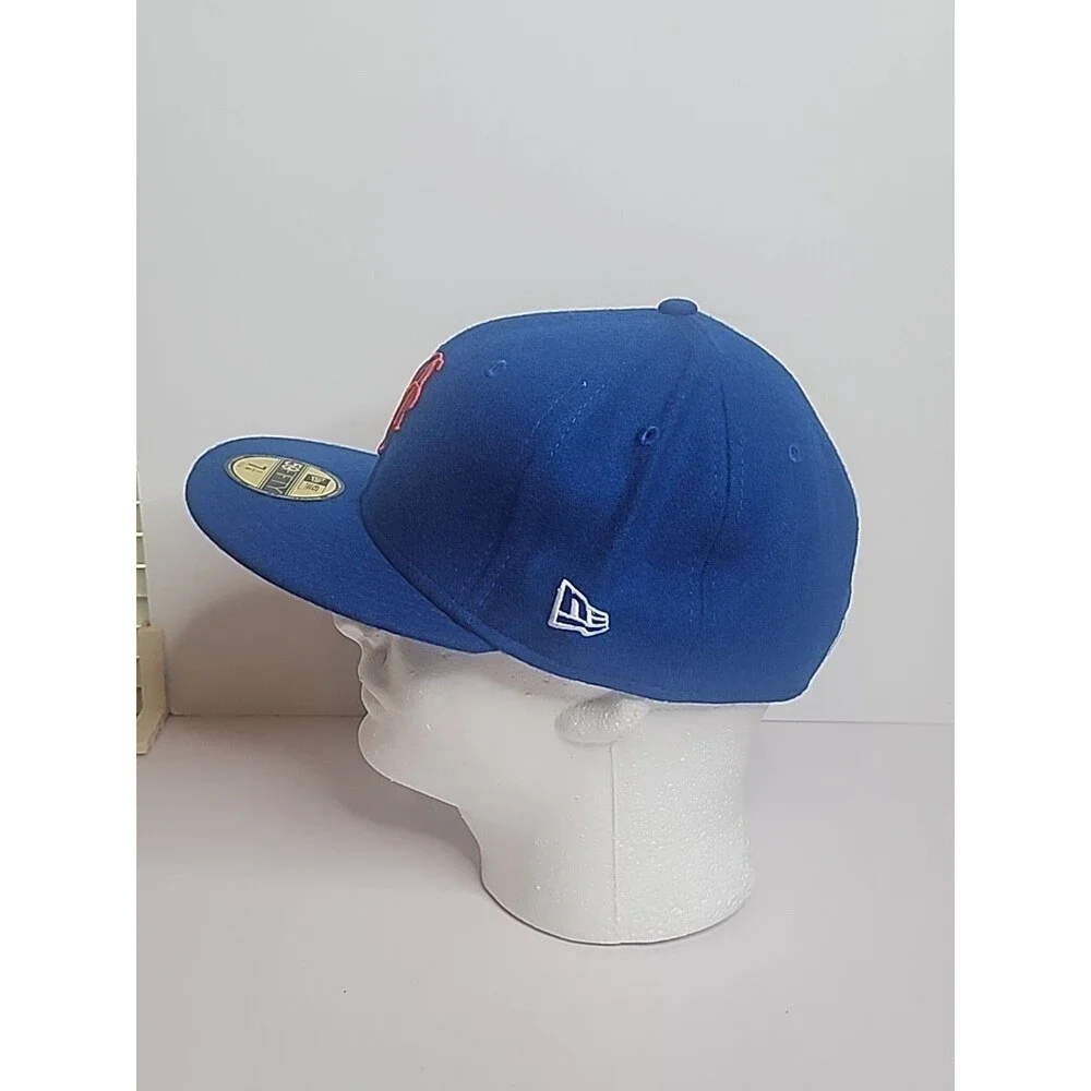 New York Mets New Era 59Fifty Classic Blue Fitted Hat Cap Size 7 1/4 New